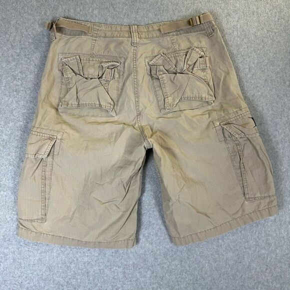 Ralph Lauren Polo Jeans Co Cargo Shorts Mens 32 tan Military Surplus Outdoor - Picture 7 of 9